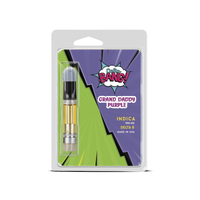Delta Bang - Delta 8 Cartridge- Indica - Grand Daddy Purple - 1ml Blister - 10ct Display