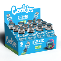 Cookies - D9/THC Infused Shot 10mg - Miami Mint - 12 Pack