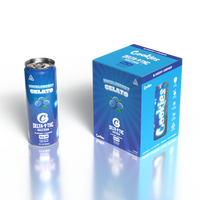 Cookies - THC Seltzer Can 10mg - Huckleberry Gelato - 24 Pack