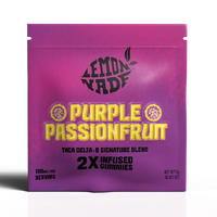 Purple Passionfruit Infused Gummies Pop Box